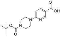 CAS#: 201809-22-5, 4-(5-Carboxy-2-Pyridinyl)-1-Piperazinecarboxylic Acid 1-(1,1-Dimethylethyl) Ester