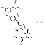 CAS#: 20182-55-2, Disodium 2,2'-[(E)-1,2-Ethenediyl]Bis[5-({4-Amino-6-[Bis(2-Hydroxyethyl)Amino]-1,3,5-Triazin-2-Yl}Amino)Benzenesulfonate]