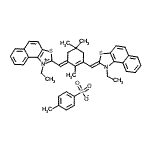 CAS#: 202135-13-5, 1-Ethyl-2-[(E)-{3-[(Z)-(1-Ethylnaphtho[1,2-d][1,3]Thiazol-2(1H)-Ylidene)Methyl]-2,5,5-Trimethyl-2-Cyclohexen-1-Ylidene}Methyl]Naphtho[1,2-d][1,3]Thiazol-1-Ium 4-Methylbenzenesulfonate