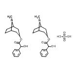 CAS#: 20223-46-5, 8-Methyl-8-Azabicyclo[3.2.1]Oct-3-Yl Hydroxy(Phenyl)Acetate Sulfate (2:1)