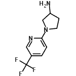 CAS 登录号：202267-08-1， 1-[5-(三氟甲基)-2-吡啶基]-3-吡咯烷胺
