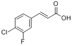 CAS 登录号：202982-66-9， 4-氯-3-氟肉桂酸