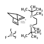 CAS 登录号：203000-59-3， (S,S)-1,2-二[(叔丁基)甲基膦基]乙烷-[n-(2,5-降冰片二烯)]铑(I)四氟硼酸盐