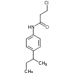 CAS 登录号：20331-29-7， N-(4-仲-丁基苯基)-3-氯丙酰胺