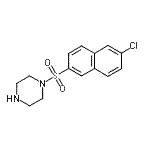 CAS#: 203521-17-9, 1-[(6-Chloro-2-Naphthyl)Sulfonyl]Piperazine
