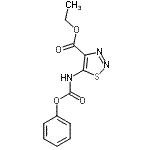 CAS 登录号：2037-81-2， 乙基5-[(苯氧羰基)氨基]-1,2,3-噻二唑-4-羧酸酯
