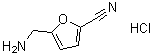 CAS 登录号：203792-32-9， 5-(氨基甲基)-2-糠腈盐酸盐(1:1)