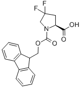 CAS 登录号：203866-21-1， (2S)-4,4-二氟-1,2-吡咯烷二羧酸 1-(9H-芴-9-基甲基)酯
