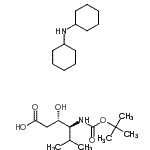 CAS#: 204192-31-4, (3S,4S)-3-Hydroxy-5-Methyl-4-({[(2-Methyl-2-Propanyl)Oxy]Carbonyl}Amino)Hexanoic Acid - N-Cyclohexylcyclohexanamine (1:1)