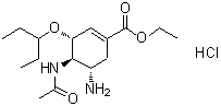 CAS#: 204255-09-4, Ethyl (3R,4R,5S)-4-Acetamido-5-Amino-3-(3-Pentanyloxy)-1-Cyclohexene-1-Carboxylate Hydrochloride (1:1)