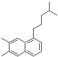 CAS#: 204256-07-5, 6,7-Dimethyl-1-(4-Methylpentyl)Naphthalene