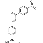 CAS 登录号：20431-58-7， (2E)-3-[4-(二甲基氨基)苯基]-1-(4-硝基苯基)-2-丙烯-1-酮