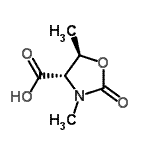 CAS 登录号：204386-94-7， (4S,5R)-3,5-二甲基-2-氧代-1,3-恶唑烷-4-羧酸