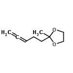 CAS#: 20449-23-4, 2-Methyl-2-(3,4-Pentadien-1-Yl)-1,3-Dioxolane