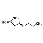 CAS#: 204587-57-5, (1R,4S)-4-[(Methylsulfanyl)Methoxy]-2-Cyclopenten-1-Ol