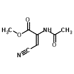 CAS 登录号：204767-36-2， 甲基(2E)-2-乙酰氨基-3-氰基丙烯酸酯