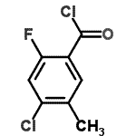 CAS 登录号：204778-68-7， 4-氯-2-氟-5-甲基苯甲酰氯