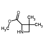 CAS 登录号：204848-28-2， 甲基3,3-二甲基-2-吖丁啶羧酸酯