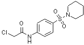 CAS 登录号：20491-97-8， 2-氯-N-[4-(1-哌啶基磺酰基)苯基]乙酰胺