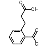 CAS 登录号：204995-00-6， 3-[2-(氯甲酰基)苯基]丙酸