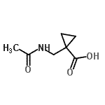 CAS#: 205173-55-3, 1-(Acetamidomethyl)Cyclopropanecarboxylic Acid