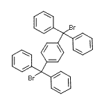 CAS 登录号：205180-53-6， 1,4-二[溴(二苯基)甲基]苯