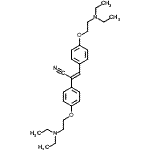 CAS#: 2052-75-7, (2Z)-2,3-Bis{4-[2-(Diethylamino)Ethoxy]Phenyl}Acrylonitrile