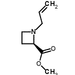 CAS 登录号：205443-25-0， 甲基(2R)-1-烯丙基-2-吖丁啶羧酸酯