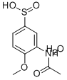 CAS 登录号：205526-67-6， 3-乙酰氨基-4-甲氧基苯亚磺酸
