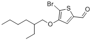 CAS 登录号：2055812-54-7， 5-溴-4-(2-乙基己氧基)噻吩-2-甲醛
