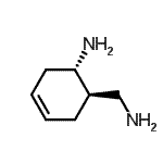 CAS 登录号：205805-68-1， (1S,6R)-6-(氨基甲基)-3-环己烯-1-胺