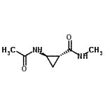 CAS 登录号：205926-78-9， (1R,2R)-2-乙酰氨基-N-甲基环丙烷甲酰胺