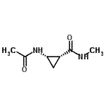 CAS#: 205926-79-0, (1R,2S)-2-Acetamido-N-Methylcyclopropanecarboxamide