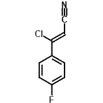 CAS 登录号：205984-77-6， (2Z)-3-氯-3-(4-氟苯基)丙烯腈