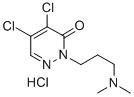 CAS 登录号：20630-50-6， 4,5-二氯-2-(3-(二甲基氨基)丙基)-3(2H)-哒嗪酮单盐酸盐