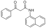 CAS 登录号：20653-04-7， N-(1-萘基)-beta-氧代苯丙酰胺