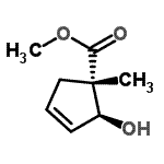 CAS#: 206755-01-3, Methyl (1S,2S)-2-Hydroxy-1-Methyl-3-Cyclopentene-1-Carboxylate
