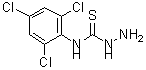 CAS 登录号：206761-89-9， N-(2,4,6-三氯苯基)肼基硫代甲酰胺