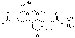 CAS 登录号：207226-35-5， 2,2',2'',2''',2''''-(1,2-乙二基次氮基)五乙酸钙钠盐水合物(1:1:3:1)