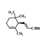CAS 登录号：207226-90-2， (2E)-3-[(1R)-2,6,6-三甲基-2-环己烯-1-基]丙烯腈