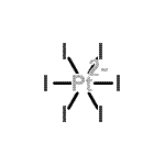 CAS 登录号：20740-45-8， 六碘铂酸酯(2-)