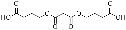 CAS#: 207444-67-5, 4,4'-[(1,3-Dioxo-1,3-Propanediyl)Bis(Oxy)]Dibutanoic Acid