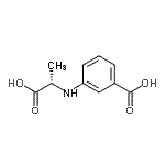 CAS#: 207452-93-5, 3-{[(1S)-1-Carboxyethyl]Amino}Benzoic Acid