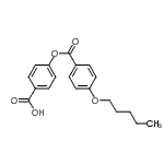 CAS#: 207497-09-4, 4-{[4-(Pentyloxy)Benzoyl]Oxy}Benzoic Acid