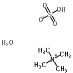 CAS 登录号：207738-07-6， N,N,N-三甲基甲铵氢硫酸盐水合物(1:1:1)
