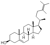 CAS 登录号：20780-41-0， (3b)-麦角甾-5,24-二烯-3-醇
