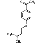 CAS#: 2079-49-4, 1-{4-[2-(Dimethylamino)Ethoxy]Phenyl}Ethanone