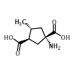 CAS#: 207983-47-9, (1S,3R,4R)-1-Amino-4-Methyl-1,3-Cyclopentanedicarboxylic Acid