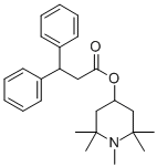 CAS#: 20811-87-4, 3,3-Diphenyl-Propionic Acid 1,2,2,6,6-Pentamethyl-4-Piperidinyl Ester
