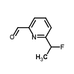 CAS 登录号：208111-27-7， 6-(1-氟乙基)-2-吡啶甲醛